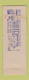 Matchbook Cover - Hotel Gowanda NY low phone #