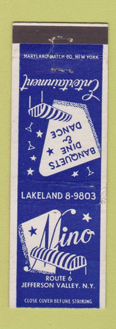 Matchbook Cover - Nino Jefferson Valley NY restaurant WEAR