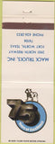 Matchbook Cover - Mack Trucks 75th Anniversary Fort Worth TX
