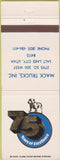 Matchbook Cover - Mack Trucks 75th Anniversary Salt Lake City UT