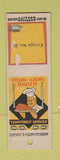 Matchbook Cover - American Match For Safety SAMPLE Steaks Restaurant Design #18
