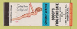 Matchbook Cover - Scoop's Frog Pond Cafe Chester PA pinup #1