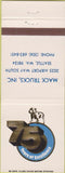 Matchbook Cover - Mack Trucks 75th Anniversary Seattle WA