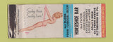 Matchbook Cover - Horseshoe Bar Pittsburgh PA pinup POOR