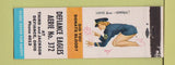 Matchbook Cover - Defiance OH Eagles Club pinup low phone #