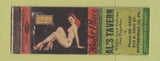 Matchbook Cover - Al's Tavern Pittsburgh PA WORN pinup