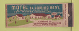 Matchbook Cover - Motel El Camino Real Waco TX Full Length