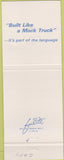Matchbook Cover - Mack Trucks 75th Anniversary Grand Junction CO