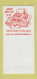 Matchbook Cover - 1956 Pontiac Sunbury PA 30 Strike