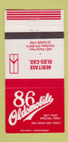 Matchbook Cover - 1986 Oldsmobile Fairfield OH Oldsmobile Cadillac 30 Strike