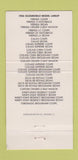 Matchbook Cover - 1986 Oldsmobile Fairfield OH Oldsmobile Cadillac 30 Strike
