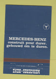 Matchbook Cover - Mercedes Benz 40 Strike