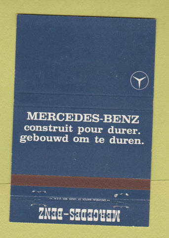 Matchbook Cover - Mercedes Benz 40 Strike