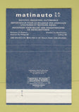 Matchbook Cover - Mercedes Benz 40 Strike