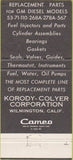 Matchbook Cover - Casey Parts Hatch Kirk Seattle WA
