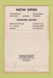 Matchbook Cover - Hustler Strip Club nude girlie Cincinnati Dayton OH 40 Strike