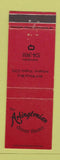 Matchbook Cover - Arlington Dinner Theater Arlington VA