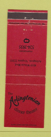 Matchbook Cover - Arlington Dinner Theater Arlington VA