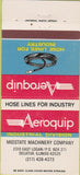 Matchbook Cover - Aeroquip Hose Lines Decatur IL