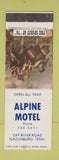 Matchbook Cover - Alpine Motel Gatlinburg TN