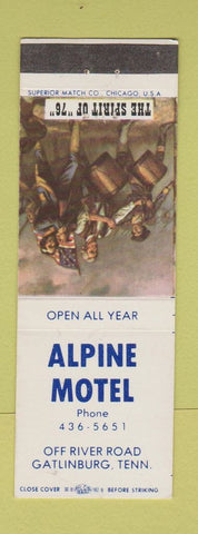Matchbook Cover - Alpine Motel Gatlinburg TN