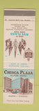 Matchbook Cover - Chisca Plaza Motor Hotel Memphis TN