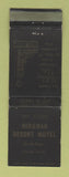 Matchbook Cover - Miramar Resort Motel South Padre Island TX WEAR