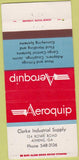 Matchbook Cover - Aeroquip Clarke Industrial Supply Athents GA