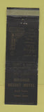 Matchbook Cover - Miramar Resort Motel South Padre Island TX WEAR