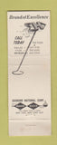 Matchbook Cover - Hunsaker Truck Leas Tyler Dallas Lone Star TX WEAR
