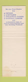 Matchbook Cover - RC Paasch Welding Equipment Jamestown NY