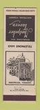 Matchbook Cover - Montpelier Tavern VT low phone #