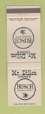 Matchbook Cover - Busch Beer