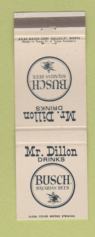 Matchbook Cover - Busch Beer
