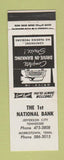 Matchbook Cover - 1st National Bank Jefferson City TN