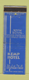 Matchbook Cover - Kemp Hotel Wichita Falls TX WEAR
