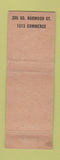 Matchbook Cover - Webb Waffle Shops Dallas TX WEAR