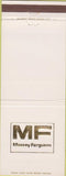 Matchbook Cover - Massey Ferguson Tractors Shelby NE