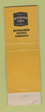 Matchbook Cover - Bethlehem Supply oil field  WEAR