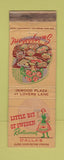 Matchbook Cover - Little Bit of Sweden Dallas TX girlie WORN