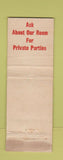 Matchbook Cover - Little Bit of Sweden Dallas TX girlie WORN