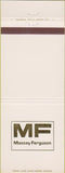Matchbook Cover - Massey Ferguson Tractors Yuba City CA