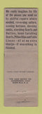 Matchbook Cover - Olympia Laundry Dallas TX girlie WORN