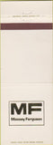 Matchbook Cover - Massey Ferguson Tractors Rochester IL