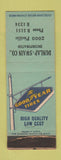 Matchbook Cover - Dunlap Swain Goodyear Tires WORN