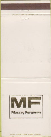 Matchbook Cover - Massey Ferguson Tractors Marshall MD