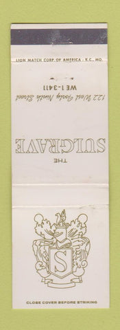 Matchbook Cover - The Sulgrave  WEAR
