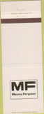 Matchbook Cover - Massey Ferguson Tractors Humboldt IA