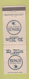 Matchbook Cover - Busch Beer WEAR