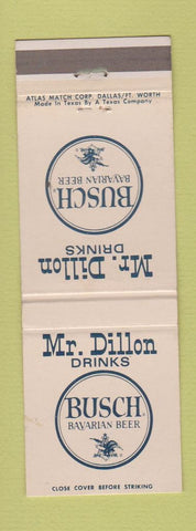 Matchbook Cover - Busch Beer WEAR